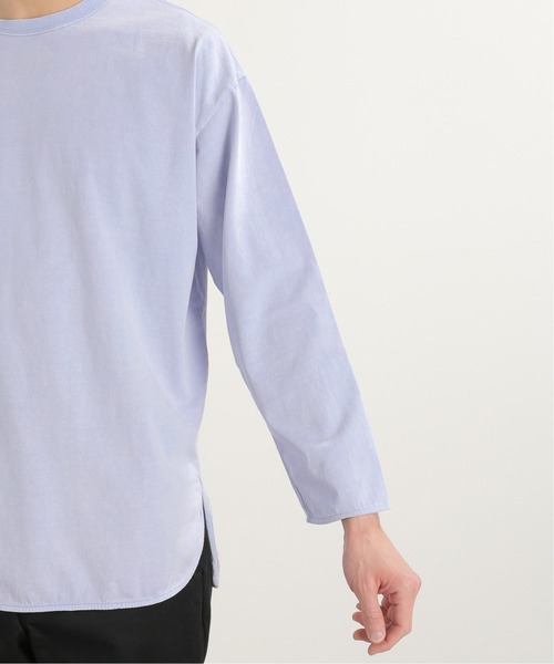 JOURNAL STANDARD relume（ジャーナルスタンダード　レリューム）の「レイヤードスリットロングスリーブTEE（Tシャツ/カットソー・メンズ・ホワイト/ベージュ/グレー/イエロー/ブルー・SMALL/MEDIUM/LARGE）」の18枚目の写真
