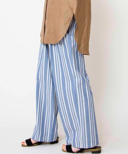 Johnbull（ジョンブル）の「イージーストレートストライプパンツ