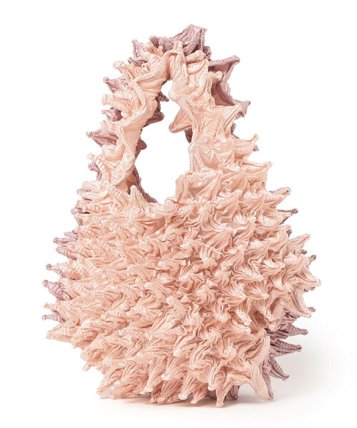 Ray BEAMS（レイビームス）の「BUNZABURO × Ray BEAMS / 別注 バイカラー BAG（トートバッグ・レディース・ライトブルー/ベージュ/ピンク・ONE SIZE）」の3枚目の写真