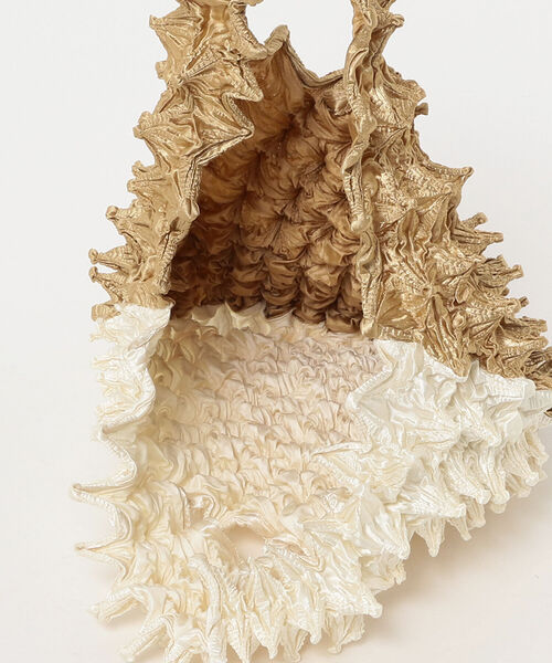 Ray BEAMS（レイビームス）の「BUNZABURO × Ray BEAMS / 別注 バイカラー BAG（トートバッグ・レディース・ライトブルー/ベージュ/ピンク・ONE SIZE）」の7枚目の写真