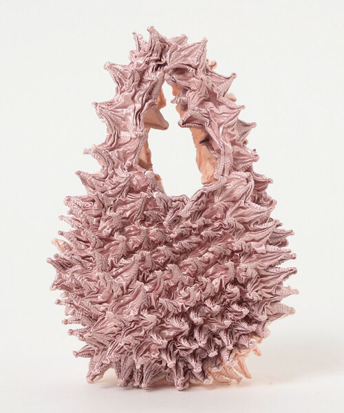 Ray BEAMS（レイビームス）の「BUNZABURO × Ray BEAMS / 別注 バイカラー BAG（トートバッグ・レディース・ライトブルー/ベージュ/ピンク・ONE SIZE）」の10枚目の写真