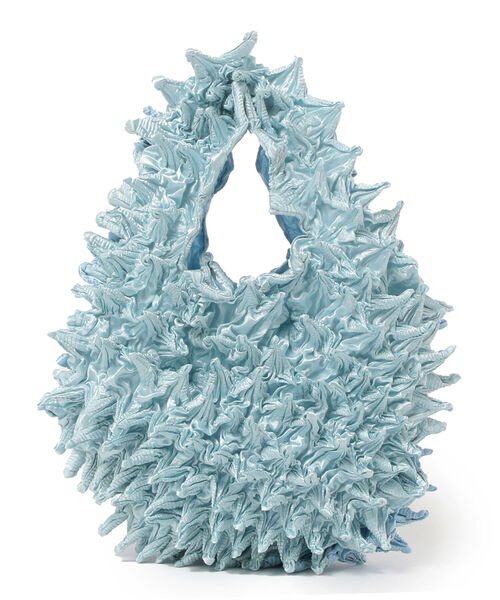 Ray BEAMS（レイビームス）の「BUNZABURO × Ray BEAMS / 別注 バイカラー BAG（トートバッグ・レディース・ライトブルー/ベージュ/ピンク・ONE SIZE）」の13枚目の写真