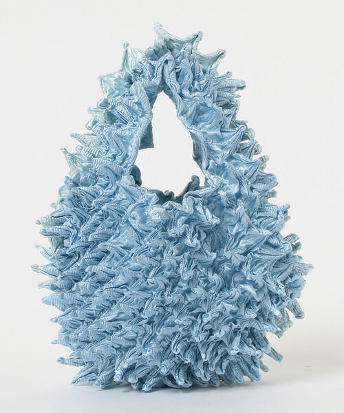 Ray BEAMS（レイビームス）の「BUNZABURO × Ray BEAMS / 別注 バイカラー BAG（トートバッグ・レディース・ライトブルー/ベージュ/ピンク・ONE SIZE）」の15枚目の写真