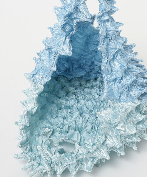 Ray BEAMS（レイビームス）の「BUNZABURO × Ray BEAMS / 別注 バイカラー BAG（トートバッグ・レディース・ライトブルー/ベージュ/ピンク・ONE SIZE）」の18枚目の写真