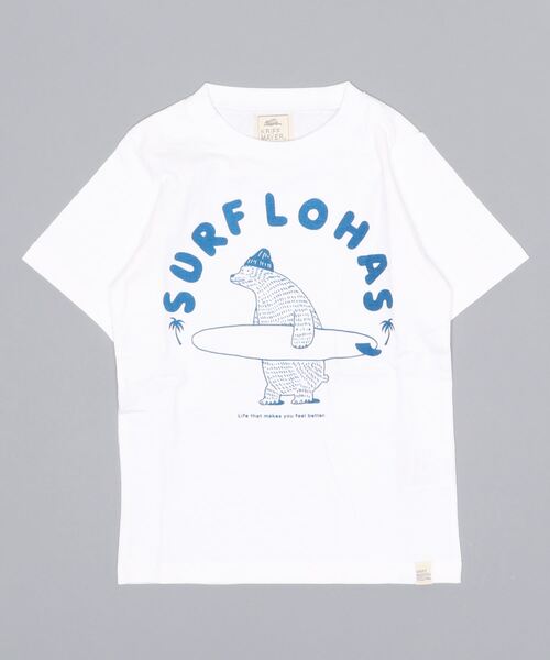 KRIFF MAYER Kid's Collection(クリフメイヤーキッズコレクション)の「【WEB限定】アニマルイラスト半袖T(クマサーファー)(Tシャツ/カットソー・キッズ・パープル/チャコール/ブラウン/オフホワイト・170/130/160/140/150/120)」の6枚目の写真