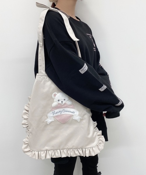 ハンドメイド フリルトート yukiemon バニーランド ハンドメイド フリルトート yukiemon バニーランド
