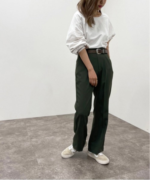 apres jour mignon(アプレジュールミニョン)の「バックUネックトップス【ZOZOTOWN限定アイテム】(Tシャツ/カットソー・レディース・グレイッシュベージュ/ブラック/ダークブルー/アイボリー・フリー/X-LARGE)」の21枚目の写真