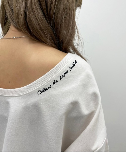apres jour mignon(アプレジュールミニョン)の「バックUネックトップス【ZOZOTOWN限定アイテム】(Tシャツ/カットソー・レディース・グレイッシュベージュ/ブラック/ダークブルー/アイボリー・フリー/X-LARGE)」の20枚目の写真