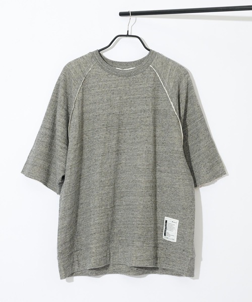 COLONY 2139(コロニートゥーワンスリーナイン)の「【MEN'S】粗挽き接結ラグラン半袖プルオーバー/ルームウェア (セットアップ可)(ルームウェア/パジャマ・メンズ・チャコールグレー/グレー・MEDIUM/LARGE)」の14枚目の写真