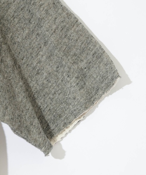 COLONY 2139(コロニートゥーワンスリーナイン)の「【MEN'S】粗挽き接結ラグラン半袖プルオーバー/ルームウェア (セットアップ可)(ルームウェア/パジャマ・メンズ・チャコールグレー/グレー・MEDIUM/LARGE)」の10枚目の写真
