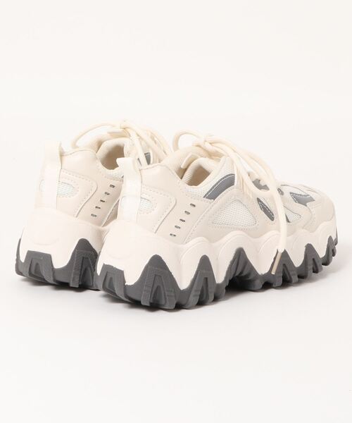 SVEC（シュベック）の「厚底 ソール ダッドシューズ（スニーカー・レディース・ホワイト/ブラック/ベージュ・36/37/38/40/39/35）」の19枚目の写真