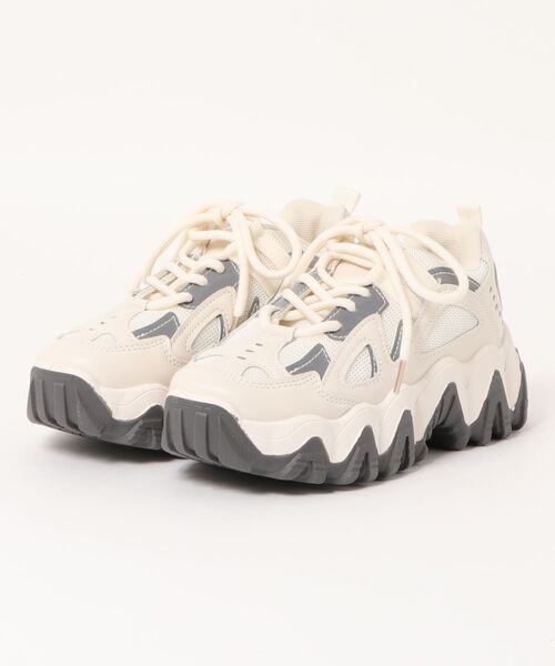 SVEC（シュベック）の「厚底 ソール ダッドシューズ（スニーカー・レディース・ホワイト/ブラック/ベージュ・36/37/38/40/39/35）」の17枚目の写真