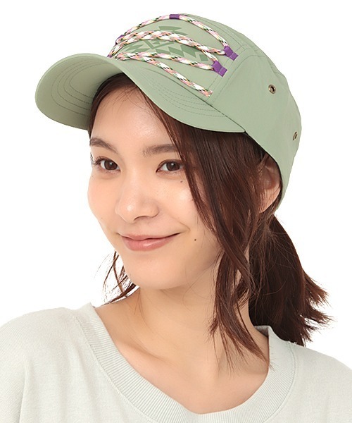 チチカカ（チチカカ）の「パラコードアレンジジェットキャップ（キャップ・レディース・ベージュ/ネイビー/グリーン・FREE）」の10枚目の写真