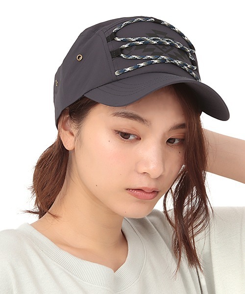 チチカカ（チチカカ）の「パラコードアレンジジェットキャップ（キャップ・レディース・ベージュ/ネイビー/グリーン・FREE）」の11枚目の写真