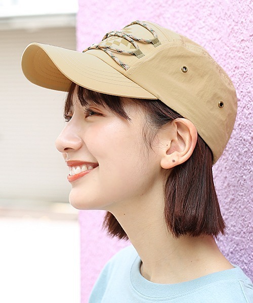 チチカカ（チチカカ）の「パラコードアレンジジェットキャップ（キャップ・レディース・ベージュ/ネイビー/グリーン・FREE）」の6枚目の写真