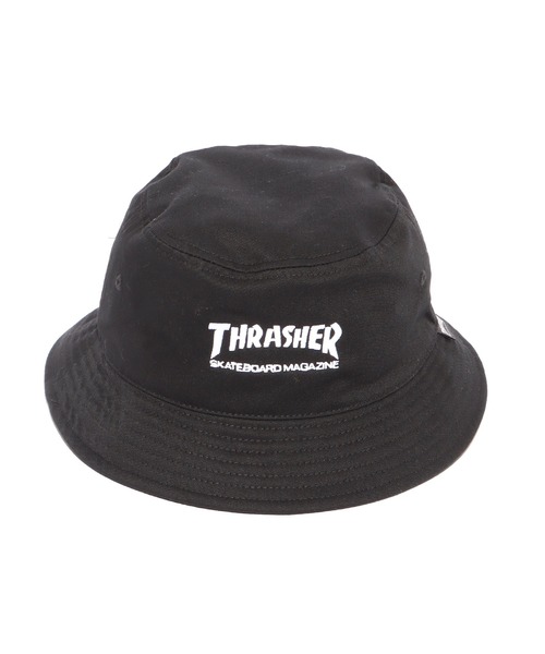 THRASHER（スラッシャー）の「THRASHER/スラッシャー GE14 THRASHER 21TH-H04K キッズ バケットハット ブランドロゴ 刺繍（ハット・キッズ・ベージュ/ブラック・ONE SIZE）」の13枚目の写真