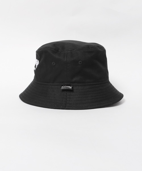 THRASHER（スラッシャー）の「THRASHER/スラッシャー GE14 THRASHER 21TH-H04K キッズ バケットハット ブランドロゴ 刺繍（ハット・キッズ・ベージュ/ブラック・ONE SIZE）」の20枚目の写真