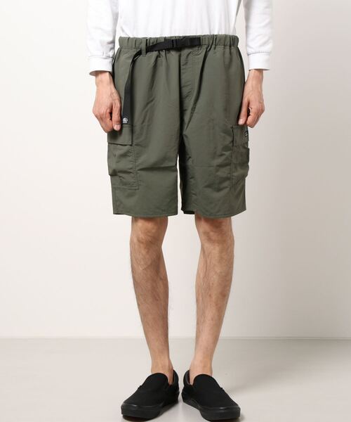 CAMP7（キャンプセブン）の「【CAMP7】ナイロンワイドショーツ（その他パンツ・メンズ・ブラック/ベージュ/グレー/オリーブ・M/L/XL）」の4枚目の写真