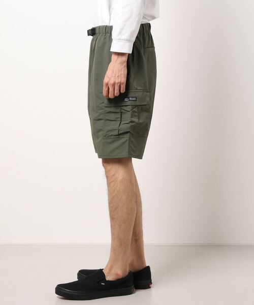 CAMP7（キャンプセブン）の「【CAMP7】ナイロンワイドショーツ（その他パンツ・メンズ・ブラック/ベージュ/グレー/オリーブ・M/L/XL）」の5枚目の写真