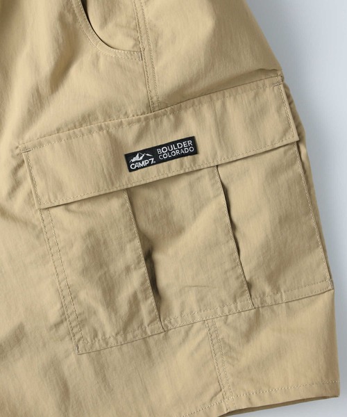 CAMP7（キャンプセブン）の「【CAMP7】ナイロンワイドショーツ（その他パンツ・メンズ・ブラック/ベージュ/グレー/オリーブ・M/L/XL）」の20枚目の写真