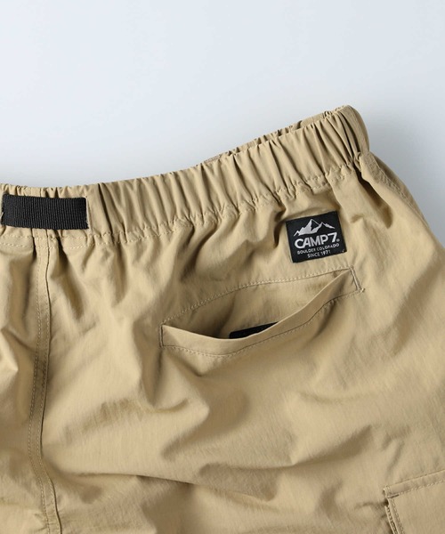 CAMP7（キャンプセブン）の「【CAMP7】ナイロンワイドショーツ（その他パンツ・メンズ・ブラック/ベージュ/グレー/オリーブ・M/L/XL）」の21枚目の写真