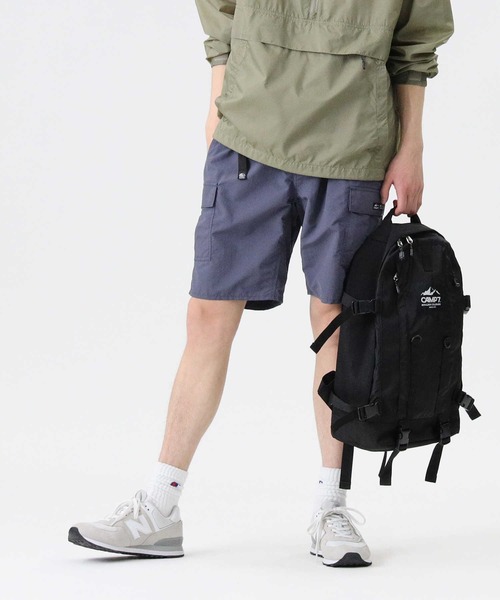 CAMP7（キャンプセブン）の「【CAMP7】ナイロンワイドショーツ（その他パンツ・メンズ・ブラック/ベージュ/グレー/オリーブ・M/L/XL）」の11枚目の写真