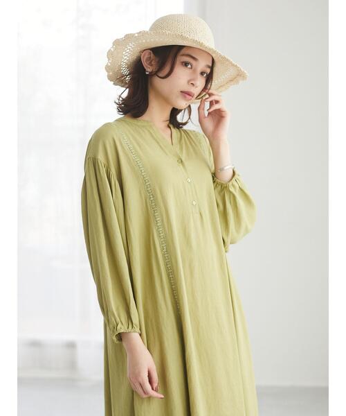 Green Parks(グリーンパークス)の「・レース編みハット*(ハット・レディース・ベージュ/キャメル・FREE)」の8枚目の写真