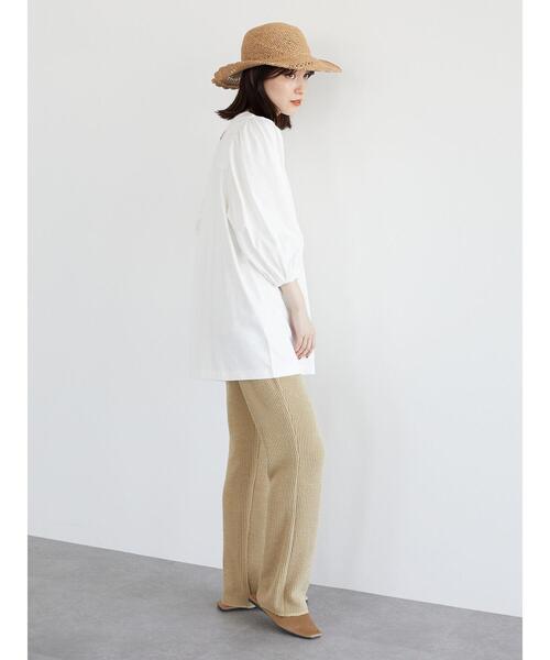 Green Parks(グリーンパークス)の「・レース編みハット*(ハット・レディース・ベージュ/キャメル・FREE)」の13枚目の写真