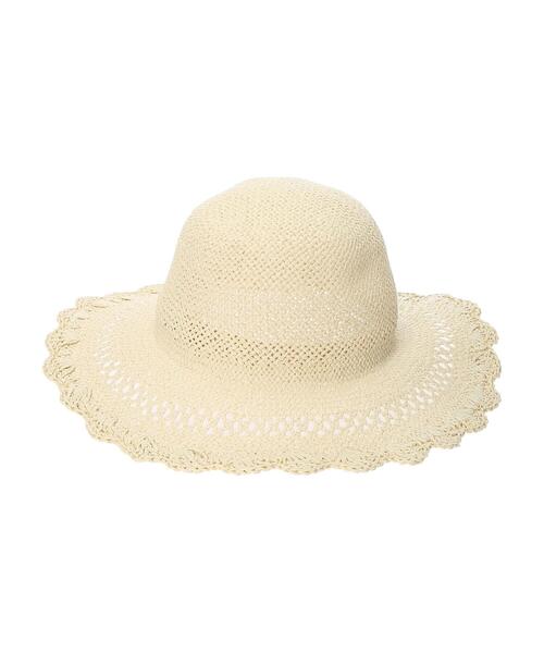 Green Parks(グリーンパークス)の「・レース編みハット*(ハット・レディース・ベージュ/キャメル・FREE)」の18枚目の写真