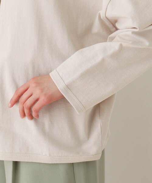 SHOO・LA・RUE（シューラルー）の「◆リングドットボタンカーディガン（カーディガン/ボレロ・レディース・チャコールグレー/イエロー/アイボリー・02/04/03）」の8枚目の写真