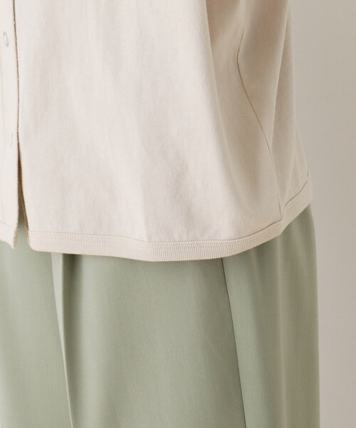 SHOO・LA・RUE（シューラルー）の「◆リングドットボタンカーディガン（カーディガン/ボレロ・レディース・チャコールグレー/イエロー/アイボリー・02/04/03）」の9枚目の写真