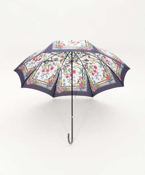 axes femme（アクシーズファム）の「スカーフパターン長傘（長傘・レディース・ネイビー/ピンク・MEDIUM）」の4枚目の写真