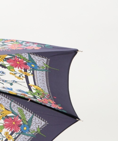 axes femme（アクシーズファム）の「スカーフパターン長傘（長傘・レディース・ネイビー/ピンク・MEDIUM）」の8枚目の写真