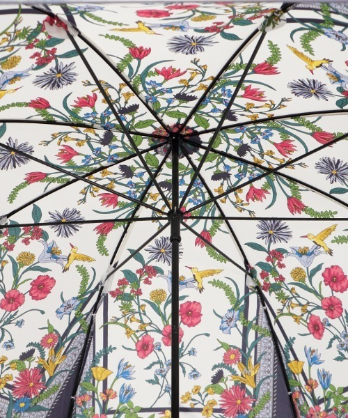 axes femme（アクシーズファム）の「スカーフパターン長傘（長傘・レディース・ネイビー/ピンク・MEDIUM）」の10枚目の写真