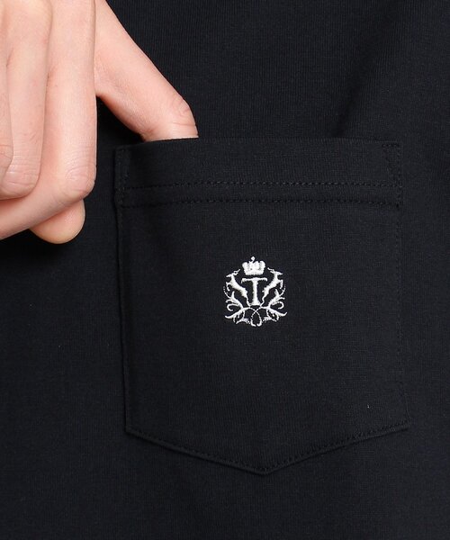 TAKEO KIKUCHI（タケオキクチ）の「◆【Sサイズ～】クラシックワンポイント ポケットTシャツ（Tシャツ/カットソー・メンズ・ホワイト/ブラック/ベージュ/ネイビー・01/02/03/04）」の15枚目の写真