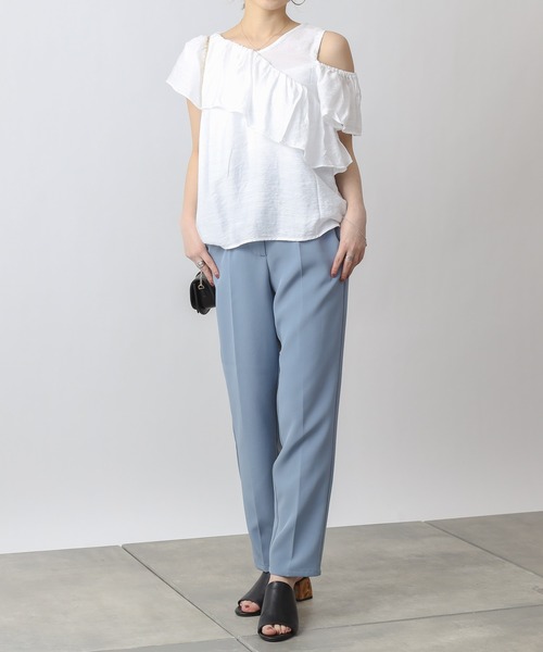 COLONY 2139（コロニートゥーワンスリーナイン）の「【WEB・一部店舗限定】スラブガーゼアウトカットレイヤーフリルブラウス（シャツ/ブラウス・レディース・オフホワイト/ブラック/ピンク・FREE）」の19枚目の写真