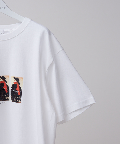 ABAHOUSE（アバハウス）の「【LAUTREC】 Ambassadeurs（Tシャツ/カットソー・メンズ・グレイッシュブルー/ホワイト/スミクロ・46/48/44/50）」の6枚目の写真