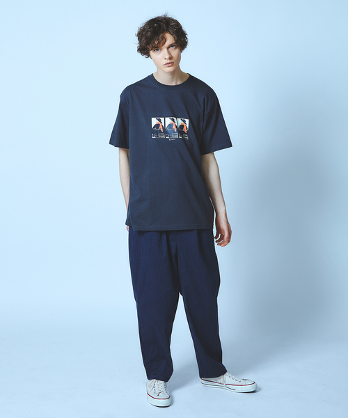 ABAHOUSE（アバハウス）の「【LAUTREC】 Ambassadeurs（Tシャツ/カットソー・メンズ・グレイッシュブルー/ホワイト/スミクロ・46/48/44/50）」の13枚目の写真