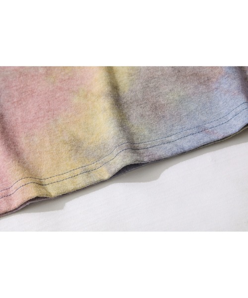 HOOK（フック）の「【HOOK】個性派タイダイ染めロングt（Tシャツ/カットソー・メンズ・ピンク/ブルー/グレー・M/L/XL/XXL）」の13枚目の写真