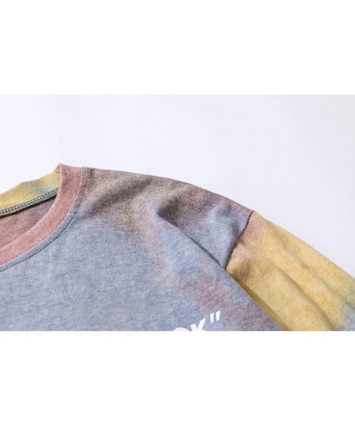 HOOK（フック）の「【HOOK】個性派タイダイ染めロングt（Tシャツ/カットソー・メンズ・ピンク/ブルー/グレー・M/L/XL/XXL）」の10枚目の写真