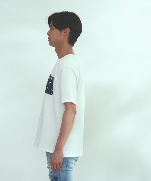 Blue Standard (ブルースタンダード)の「【BLUE STANDARD】速乾 制菌 防臭 快適 シワになりにくい ドライワッフルポケTシャツ(Tシャツ/カットソー・メンズ・ブルー系その他/ネイビー/ホワイト/オフホワイト・MEDIUM/LARGE/X-LARGE)」の18枚目の写真