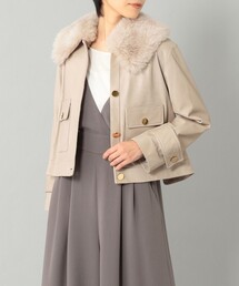 GRACE CLASS | ウールボア衿レザージャケット(その他アウター)