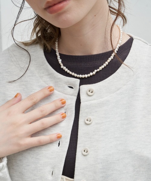 Libra Cue（リブラ キュー）の「淡水パールクラシックネックレス（ネックレス・レディース・ホワイト・FREE）」の9枚目の写真