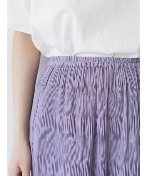 Green　Parks（グリーンパークス）の「マジョリカIラインスカート＊（スカート・レディース・イエロー/パープル/チャコールグレー・FREE）」の11枚目の写真