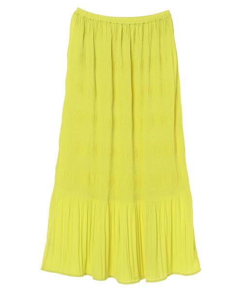 Green　Parks（グリーンパークス）の「マジョリカIラインスカート＊（スカート・レディース・イエロー/パープル/チャコールグレー・FREE）」の20枚目の写真