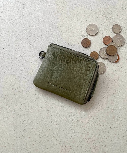 CANAL JEAN(キャナルジーン)の「STATUS ANXIETY(ステータスアングザエティー) "PART TIME FRIENDS"ミニサイズウォレット(財布・レディース・ブラック/カーキ/タン・ONE SIZE)」の1枚目の写真