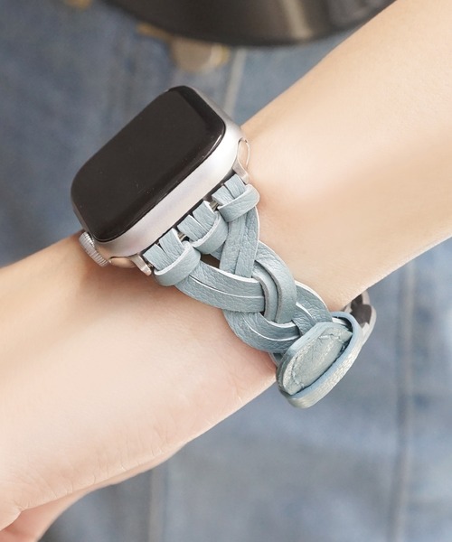 Urban Coral(アーバンコーラル)の「Apple Watch Band / アップルウォッチ バンド レザーメッシュ / Urban Coral(デジタル腕時計・レディース・ホワイト/ブラック/ブラウン/ピンク/グリーン/ブルーグレー・40mm/44mm)」の7枚目の写真