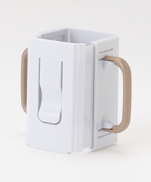 petit main（プティマイン）の「折り畳み紙パックドリンクホルダー【日本製】（その他ベビー用品・キッズ・ライトピンク/ブルーグレー・FREE）」の6枚目の写真
