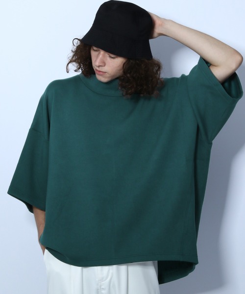 HARE（ハレ）の「BIGハイネックカットソー(HARE)（Tシャツ/カットソー・メンズ・ブラック/ベージュ/グレー/グリーン・FREE）」の17枚目の写真