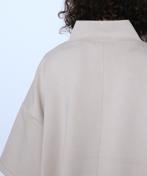 HARE（ハレ）の「BIGハイネックカットソー(HARE)（Tシャツ/カットソー・メンズ・ブラック/ベージュ/グレー/グリーン・FREE）」の9枚目の写真